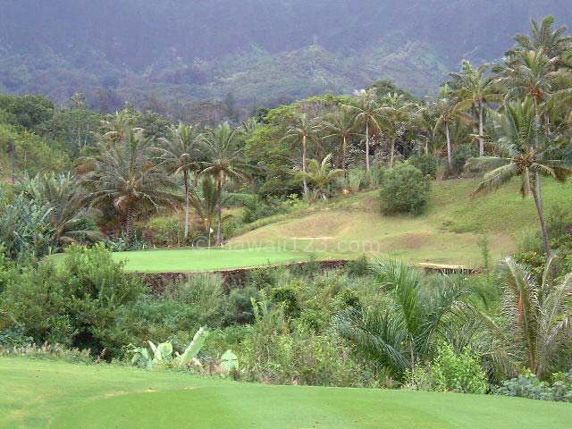 雨の多いエリアにあるロイヤルハワイアンゴルフクラブ