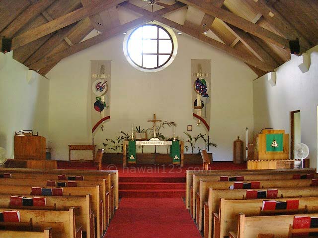 リフエユナイテッド教会の内部
