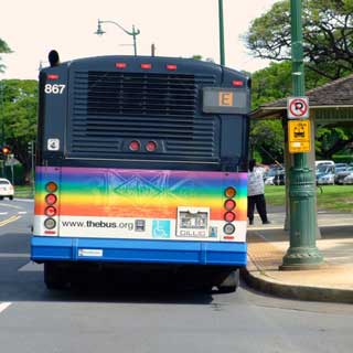 ハワイのバス